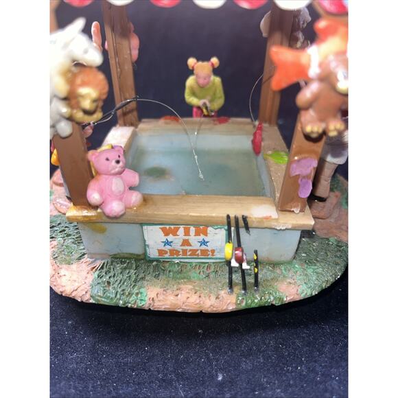 Lemax FISHIN' POND Fishing Carnival Fair Circus Table Accent - #83685 - Picture 2 of 10